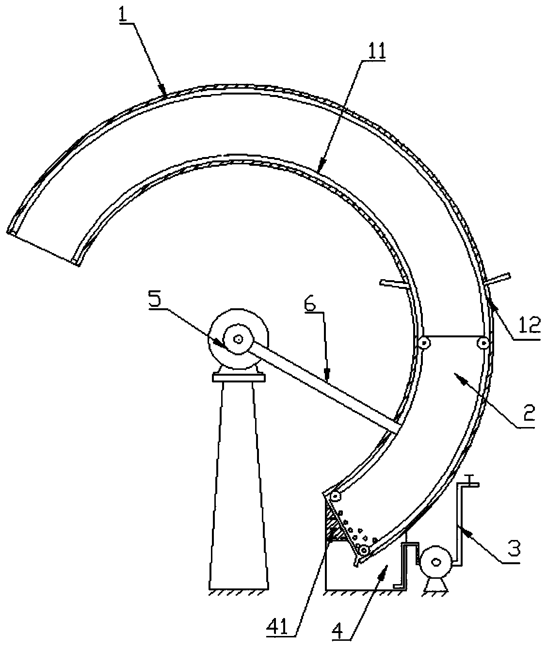 Garbage Collecting Device Capable Of Automatically Dumping Garbage And