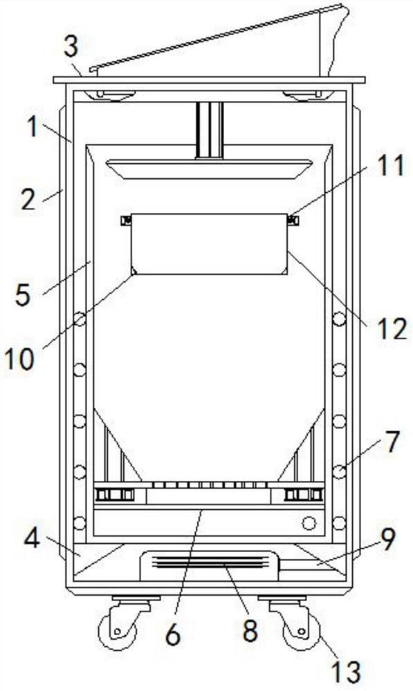 Convenient Garbage Can Capable Of Automatically Inhibiting Peculiar