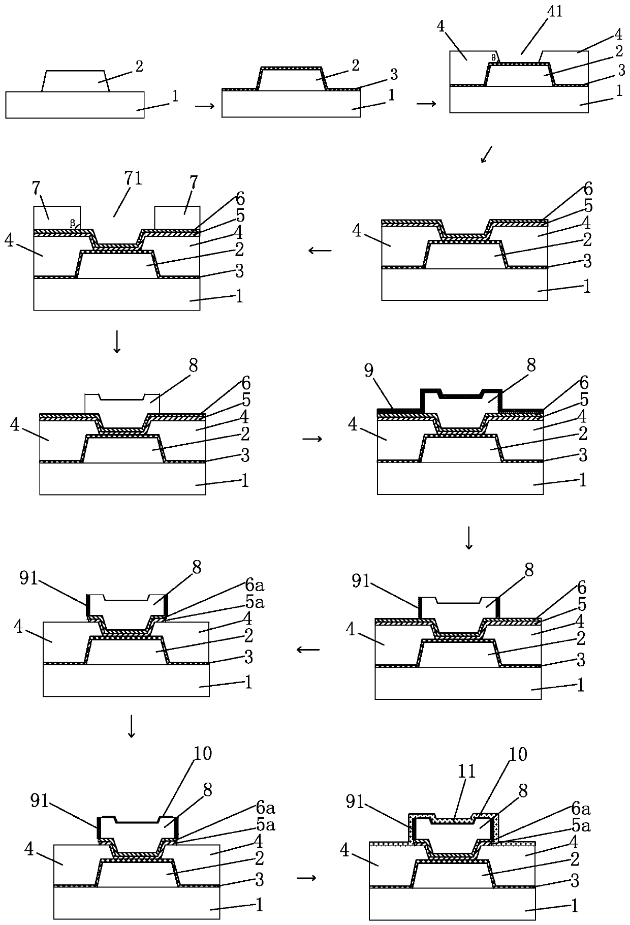 Metal Wiring Structure Of Compound Semiconductor And Manufacturing