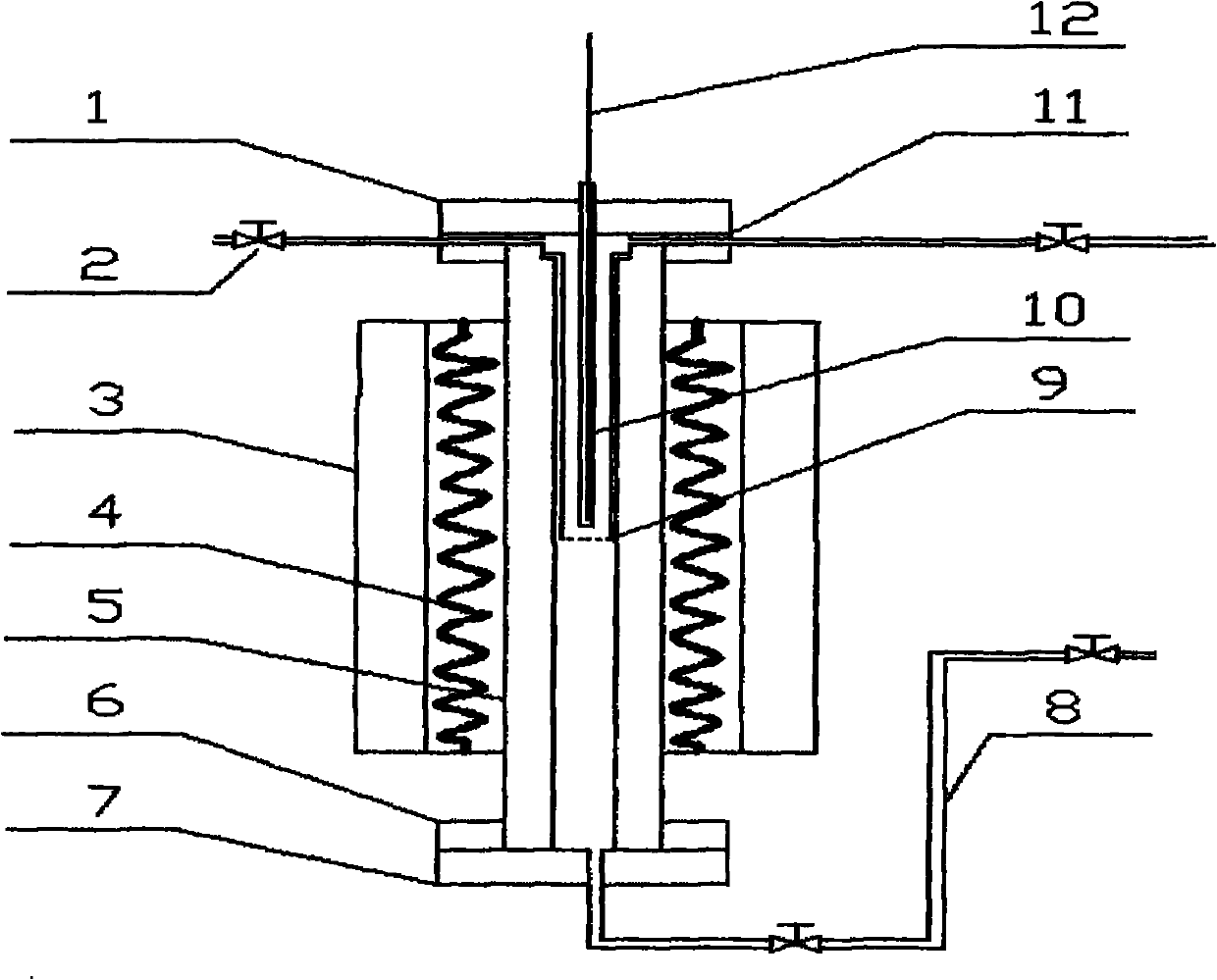 Method For Preparing Combustible Gas And Gas Solid Reaction Device