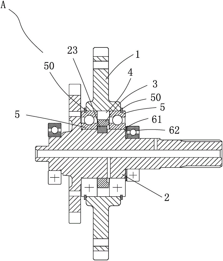 Loader Bearing Type Overrun Clutch Two Shaft Assembly Eureka