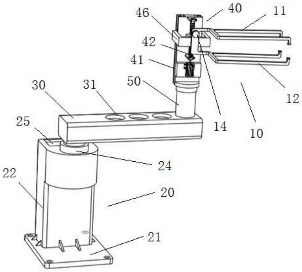 Movable Clamping Jaw Carrying Robot And Operation Method For Movable