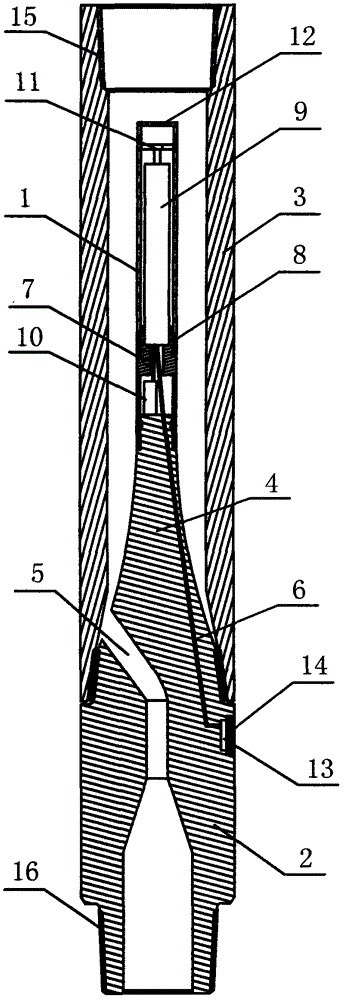 Sound wave signal while drilling receiving device