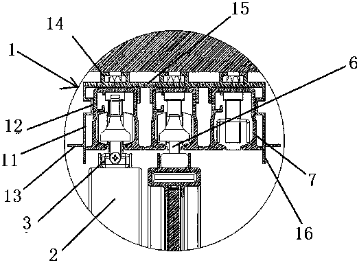 An installation structure for multiple sliding doors