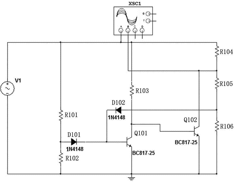 Hysteresis protective circuit of device power source