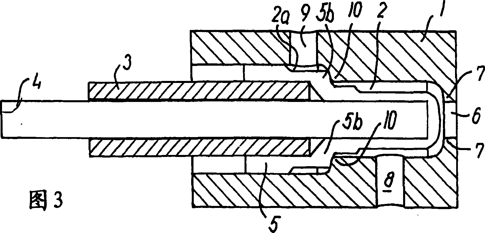 Valve for sterile sampling of a liquid sample from a container