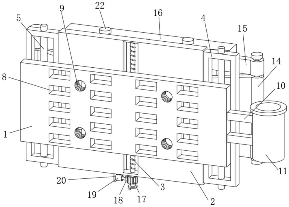 Pull-type convenient-to-install 4K television assembly structure