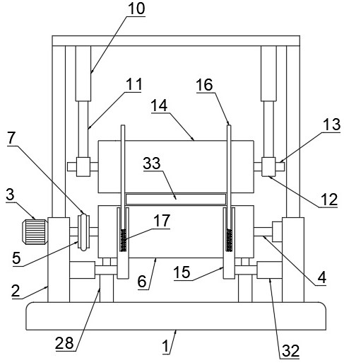 Automatic paper feeding device for continuously printing labels