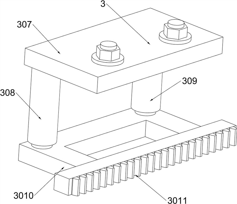 Label folding and button sewing device capable of reducing foreign body sensation