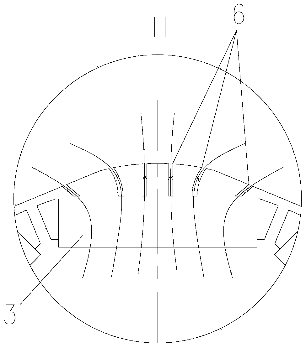 Brake system-used brushless motor rotor punching sheet structure