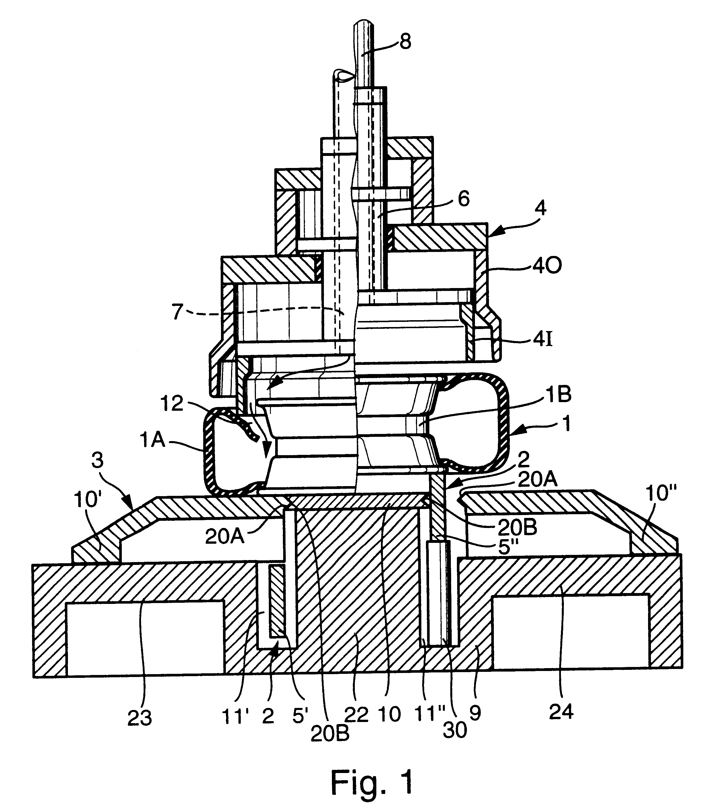 Tire filing method and apparatus adaptable to different sizes of tires