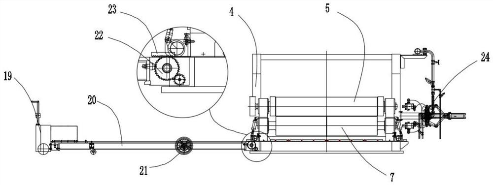 Rapid roll changing mechanism