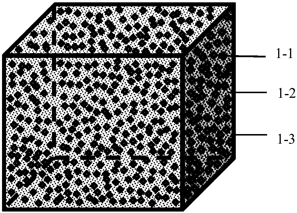 Ceramic-reinforced metal-matrix composite with optimized particle size and preparation method and application thereof