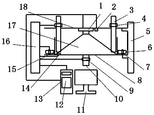 Device and method of on-line automatic count of fries on the basis of machine vision