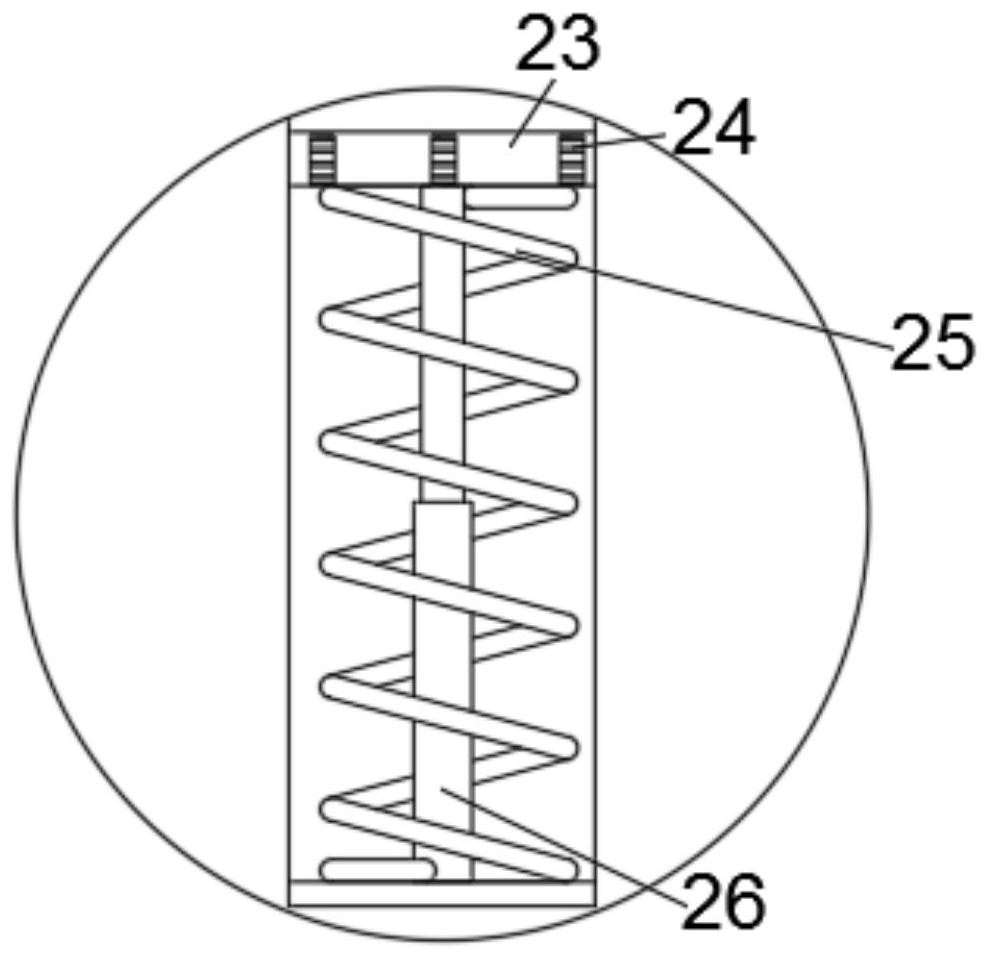 Mechanical device for button screening for garments