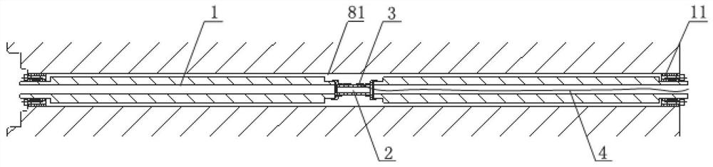 A kind of lifting system gear shaft torque monitoring device and gear shaft