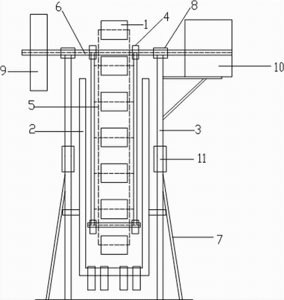 Low-temperature difference air heat power generation method