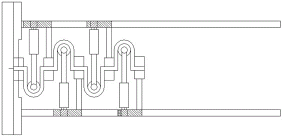 Furnace wire bending process using hydraulic cylinder type horizontal driver and performing thermal treatment