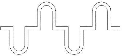 Furnace wire bending process using hydraulic cylinder type horizontal driver and performing thermal treatment