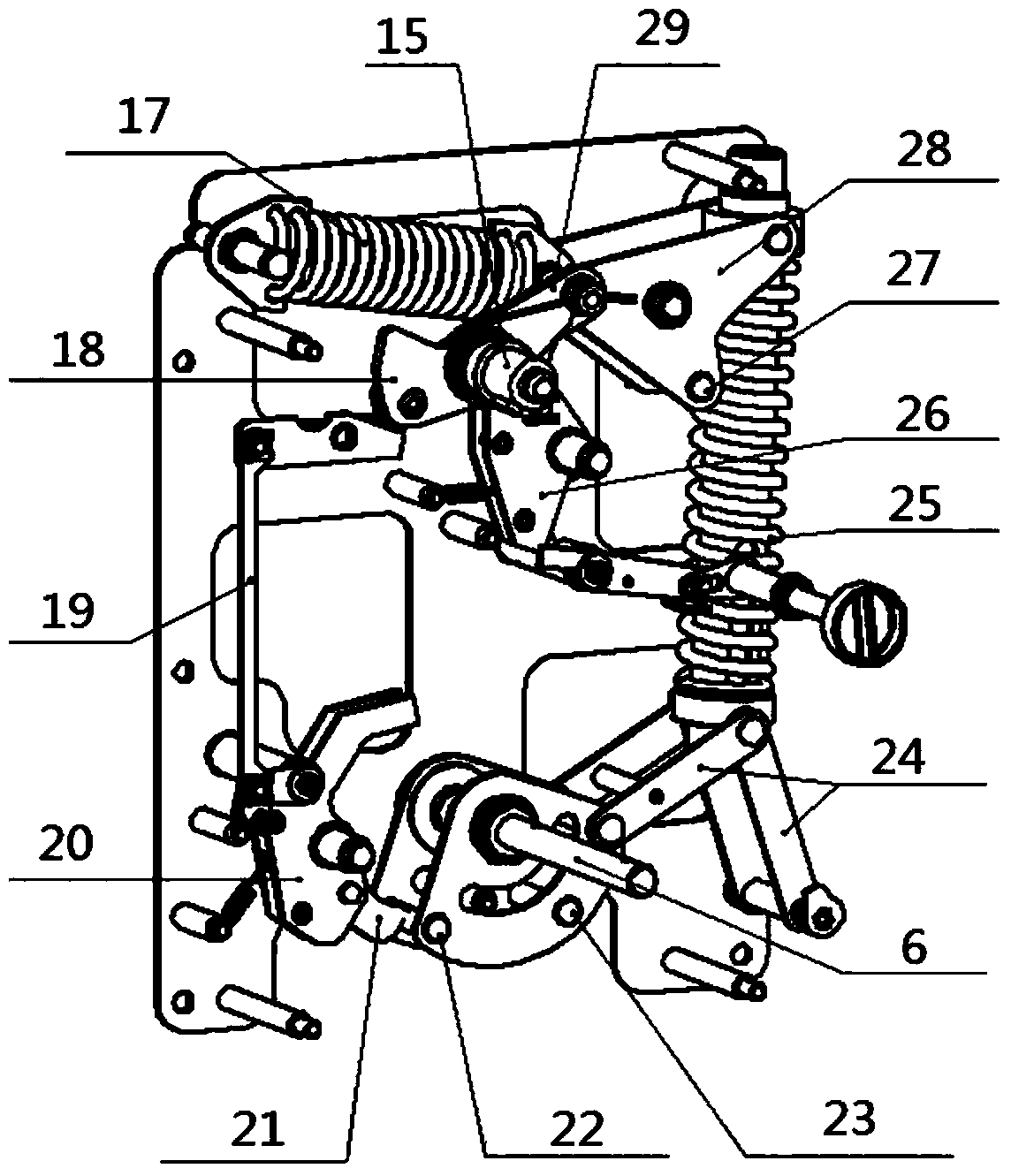 Sectional type load switch mechanism
