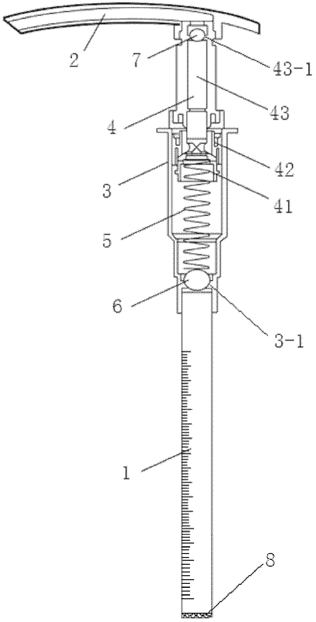 In-situ continuous sampling device for water sample in wetland