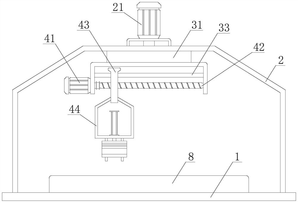 Arc-shaped edge cutting device for stainless steel well lid production and implementation method thereof