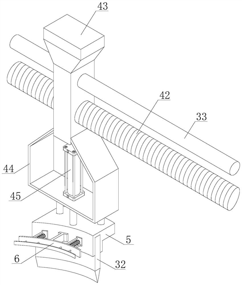 Arc-shaped edge cutting device for stainless steel well lid production and implementation method thereof