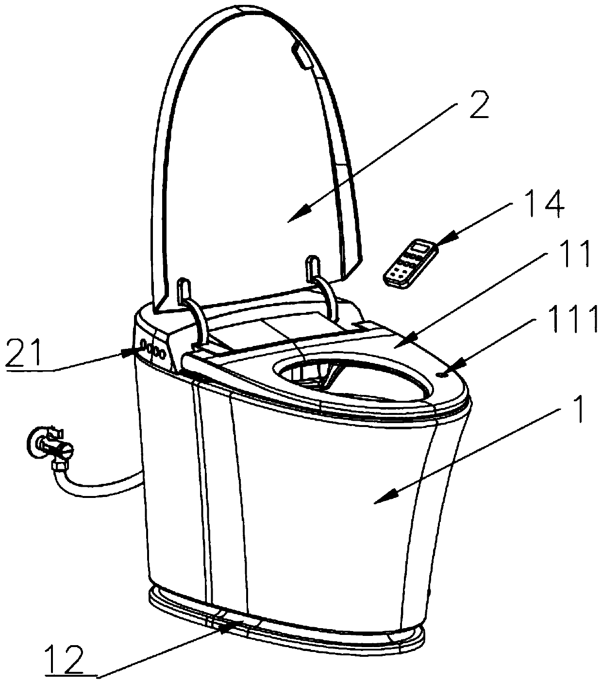 Closestool drying and warming device