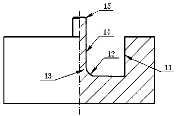 Blind rivet type thin-wall bush with countersunk head and forming method of thin-wall bush