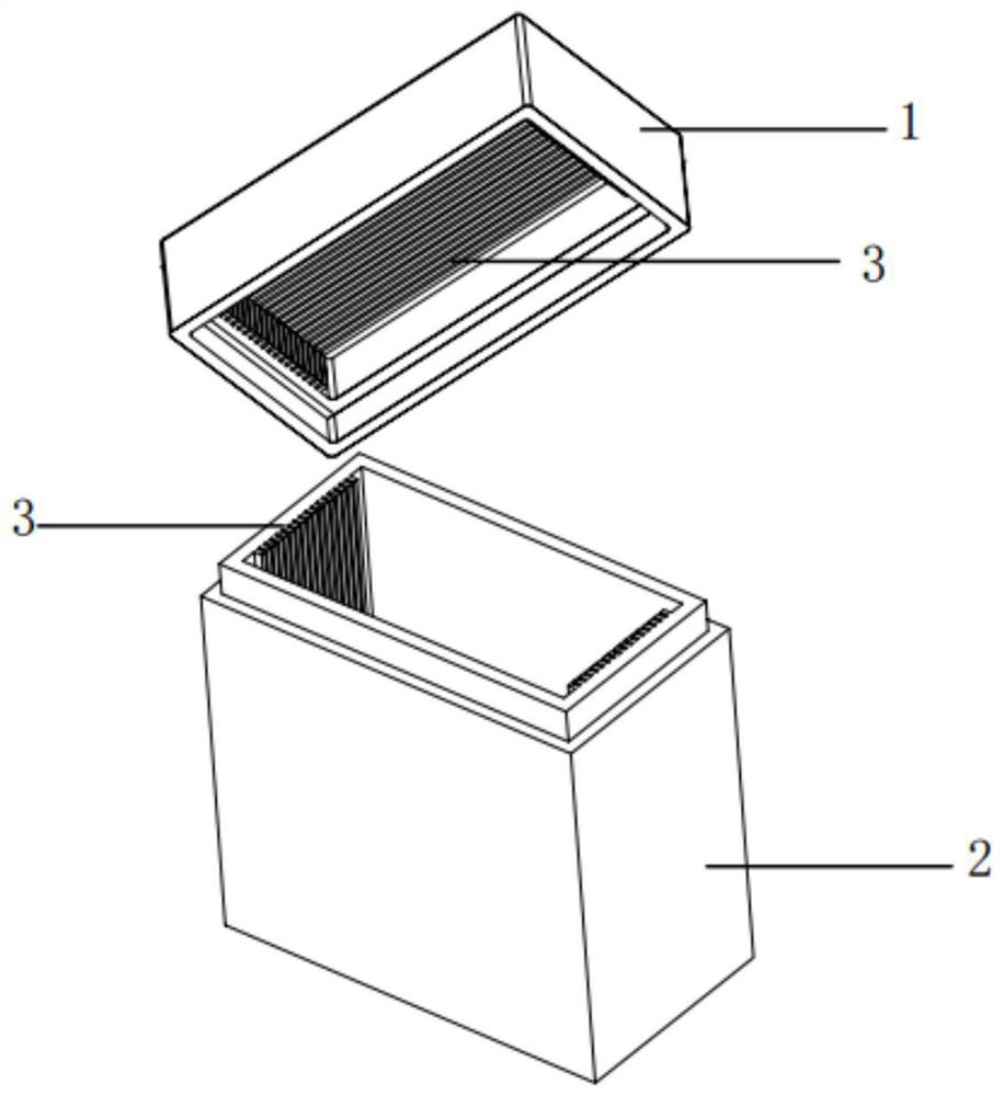 A packaging box for LCD panels