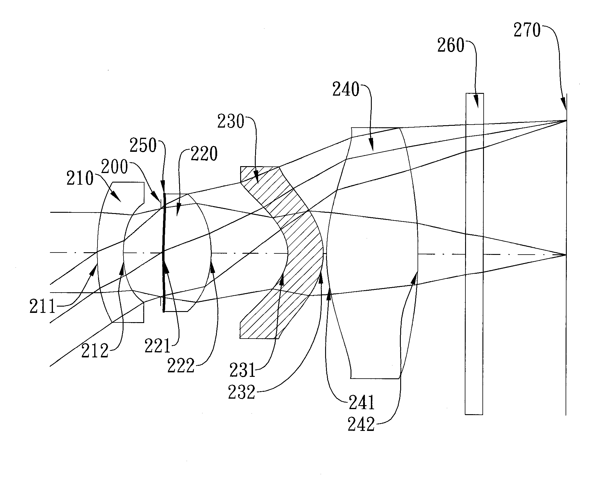 Near infra-red imaging lens assembly