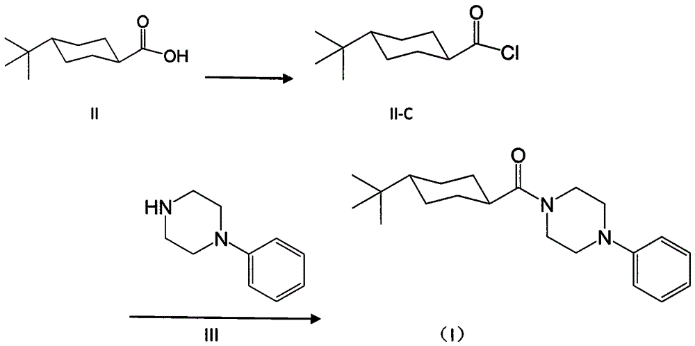 A trans-cyclohexane amide compound and its application
