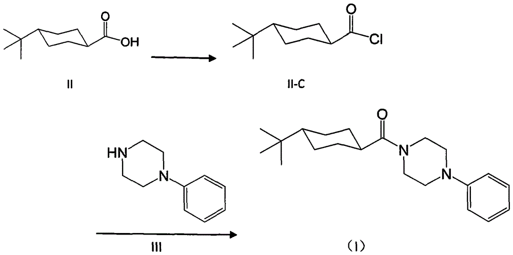A trans-cyclohexane amide compound and its application
