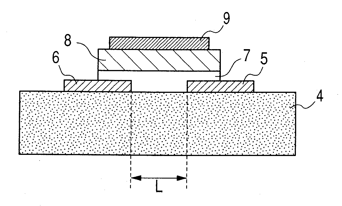 Etching method, pattern forming process, thin-film transistor fabrication process, and etching solution
