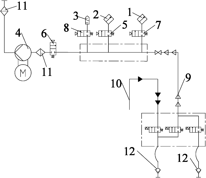 Automobile air conditioning liquid filling equipment and filling method thereof