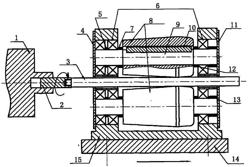 Piston rod finish-rolling device and processing process thereof