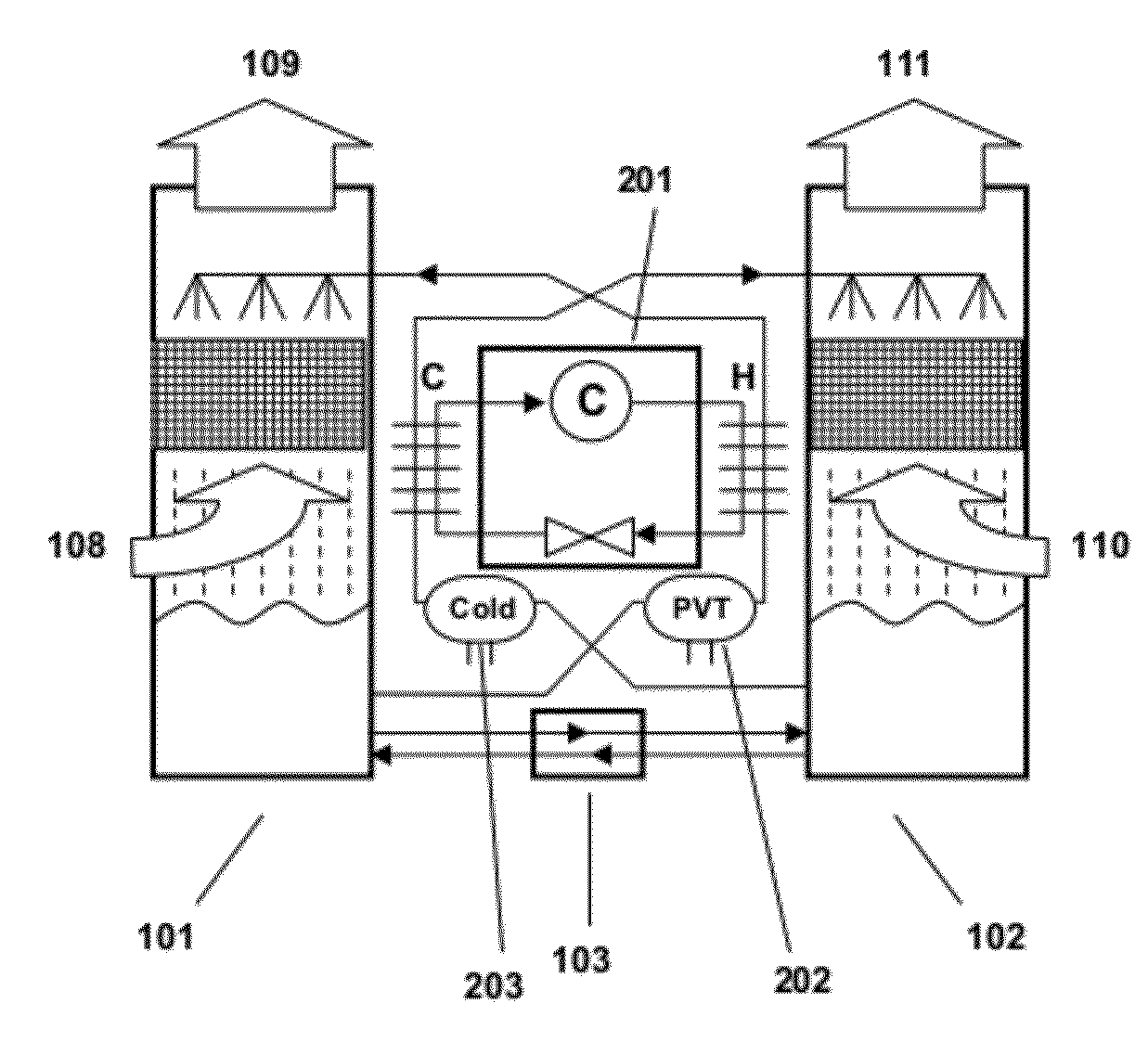 Desiccant air conditioning methods and systems using evaporative chiller