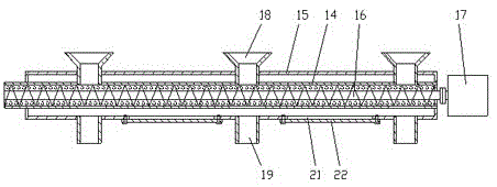 Soybean soaking system with automatic loading device and water-soybean separation conveying system