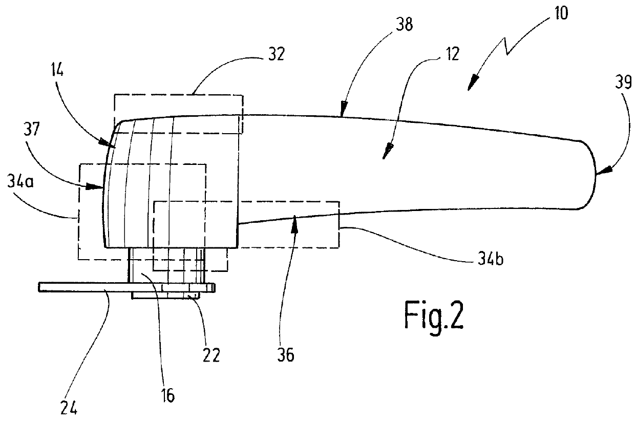 Power tool with a clamping mechanism for clamping a tool