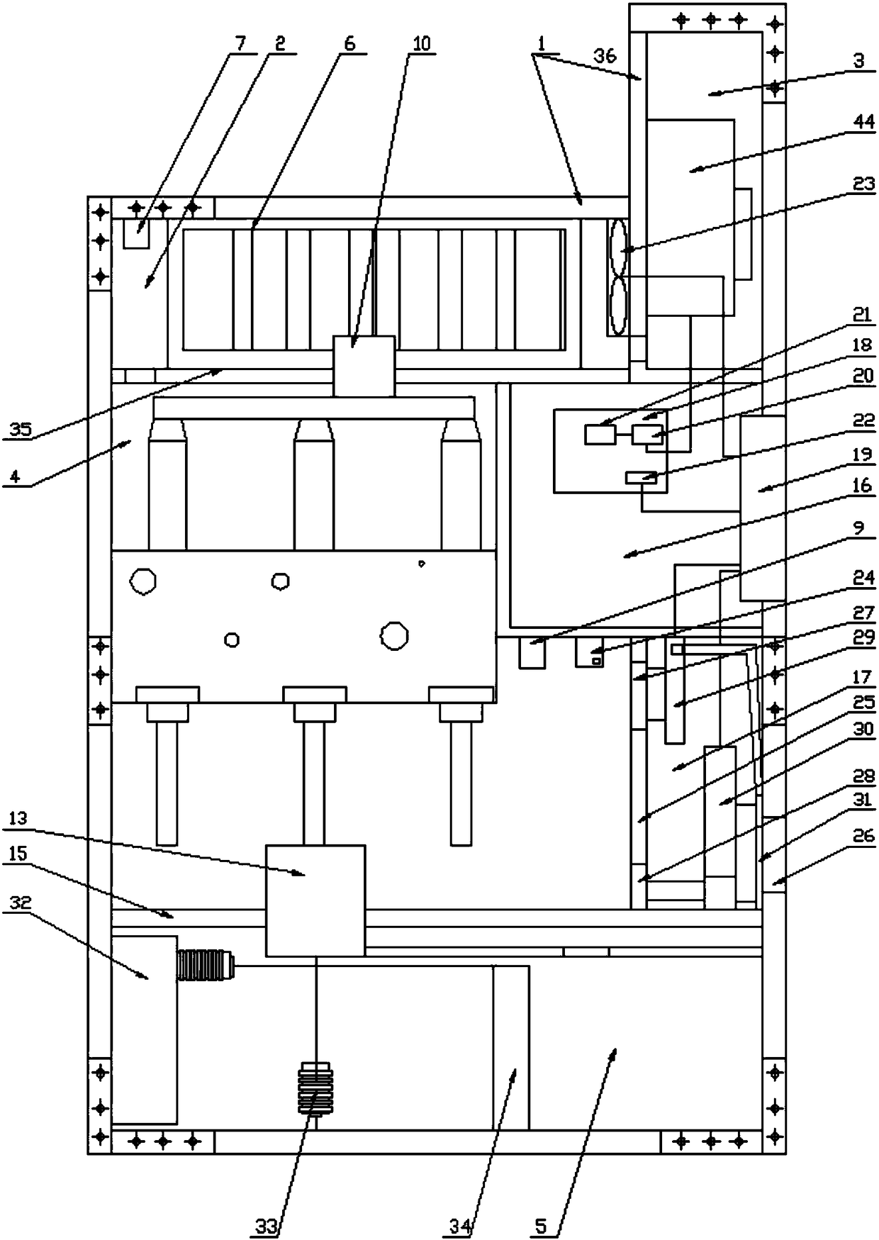 Air-insulated intelligent vacuum ring main unit