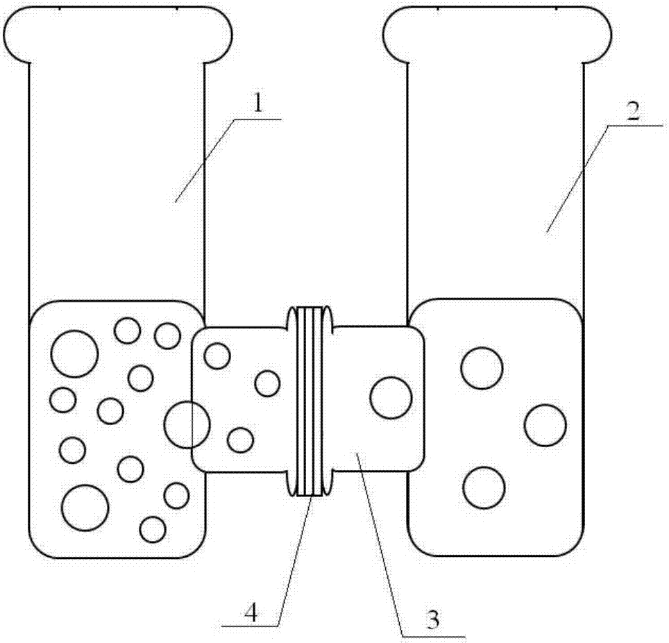 MOFs compound film, preparation method and application thereof