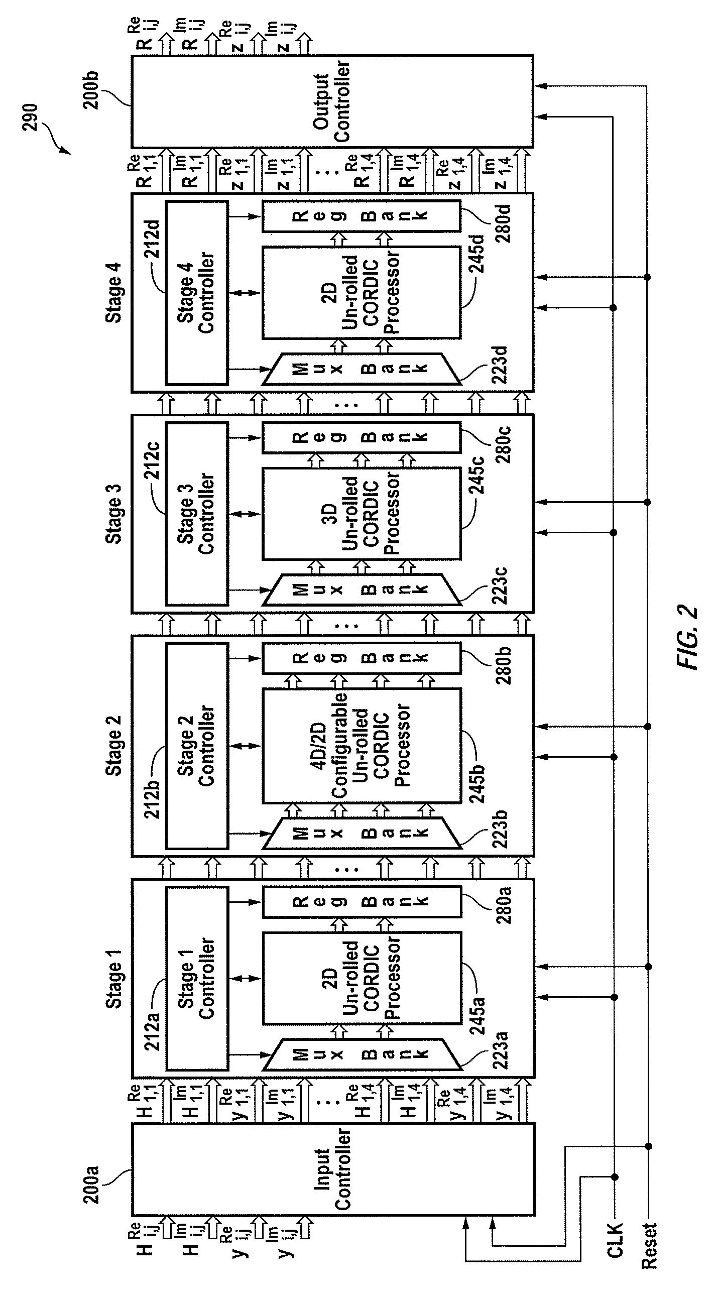 Signal processing block for a receiver in wireless communication