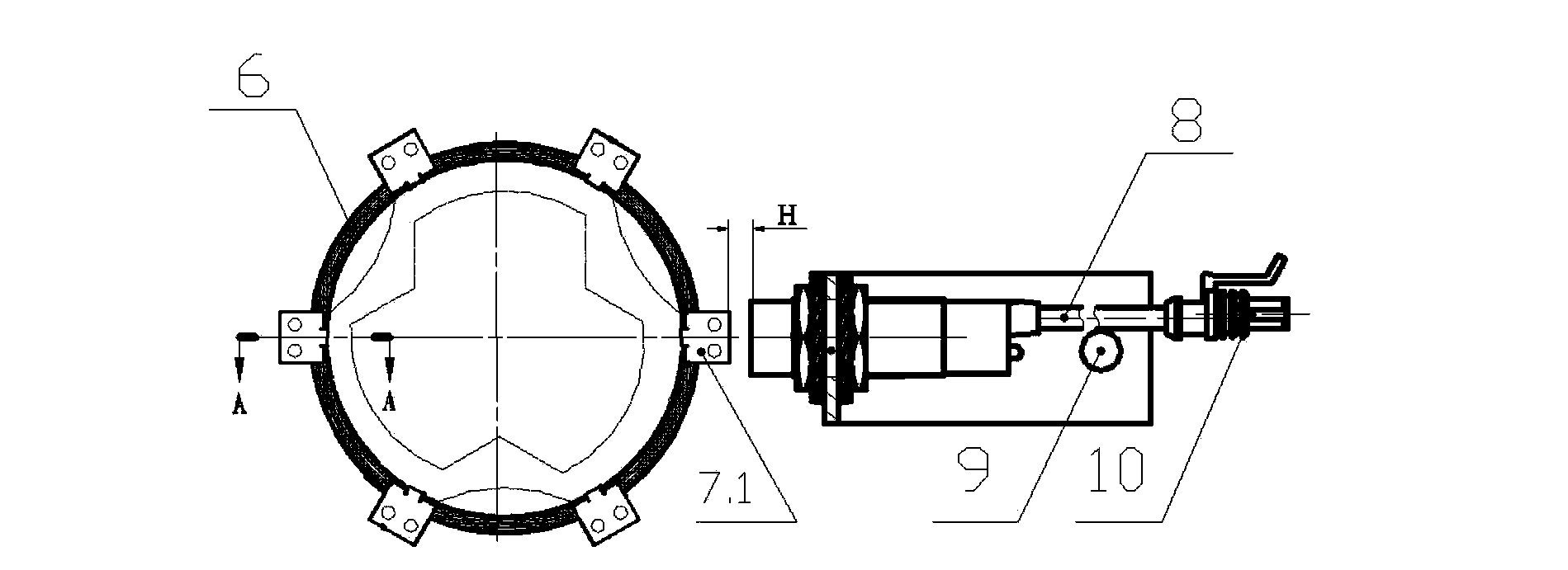 Velometer of automatic automotive bumper