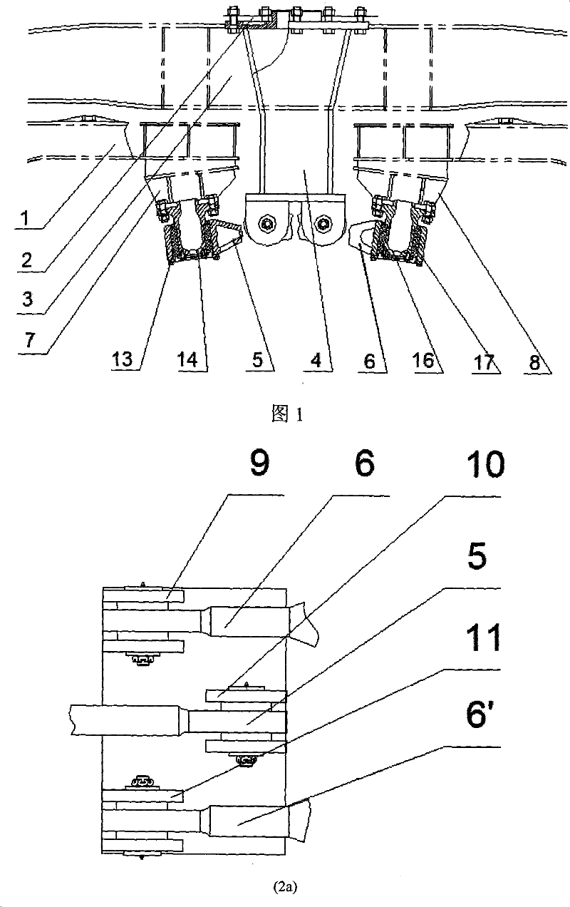 Eight-shaft device for tracting locomotive