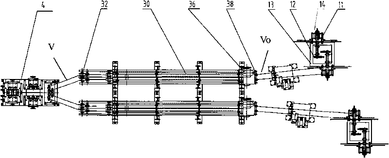Device and method for continuously feeding strip coils