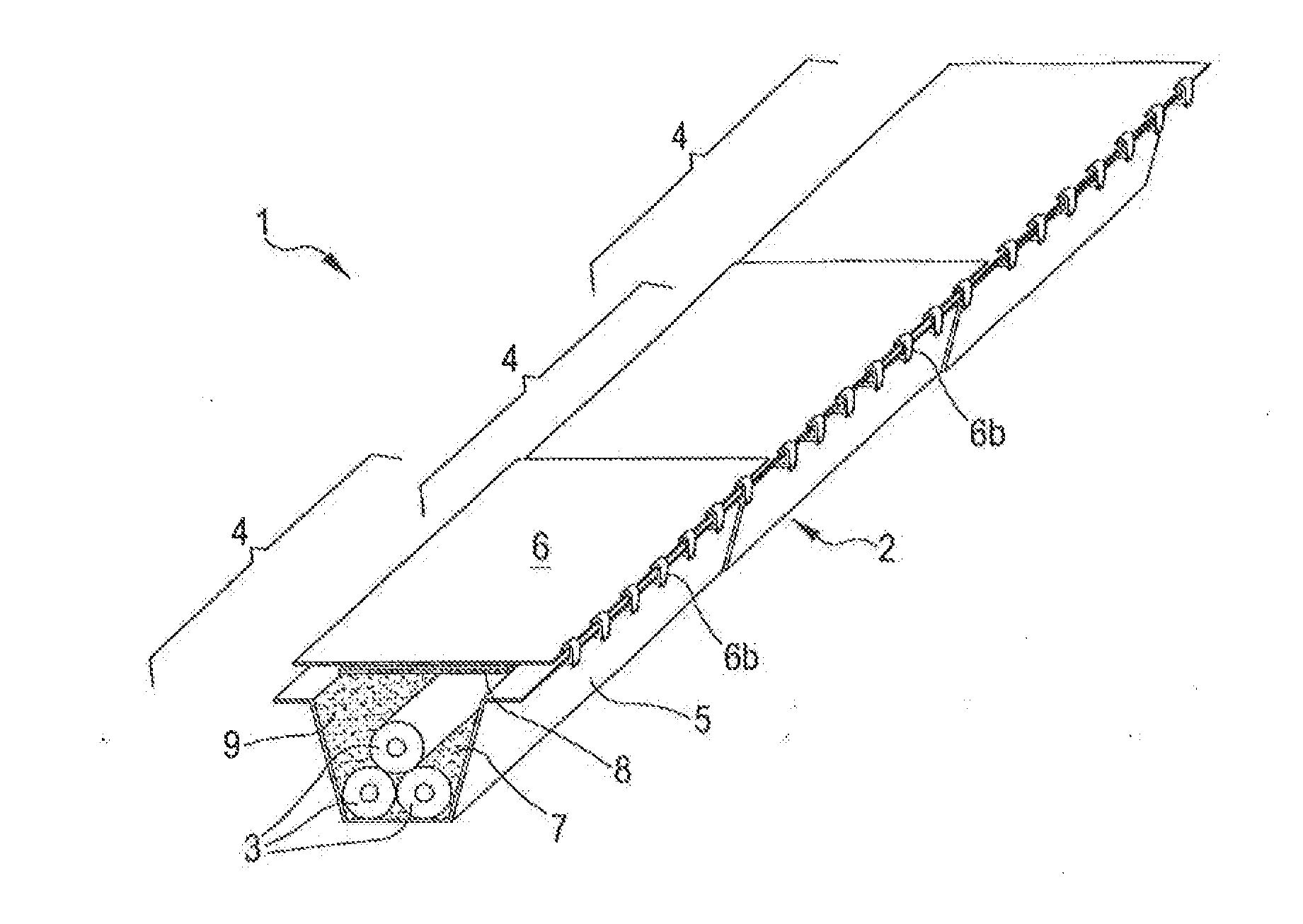 Electrical power transmission line comprising a corrosion-protected raceway and method of protecting a raceway from corrosion
