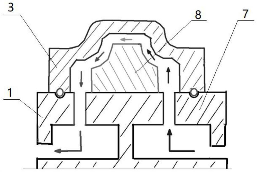 A stepwise hot stamping forming method for ultra-high-strength steel plates