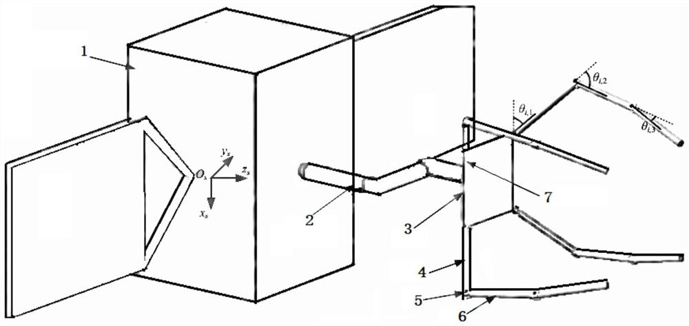 A multi-finger mechanism-based method for capturing the envelope of tumbling targets in 3D space