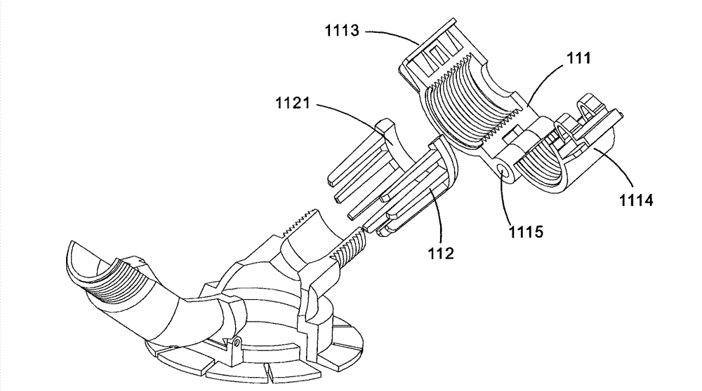 Device for fixing drainage tube
