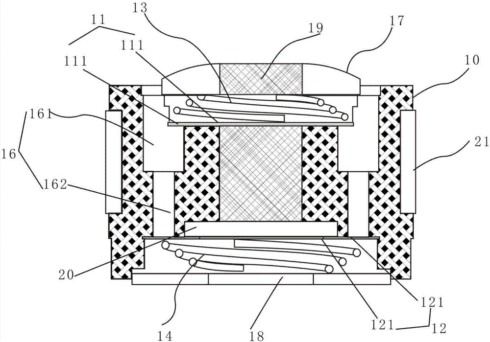 Oil replenishment-discharge piston structure with floating valve plates, and use method thereof